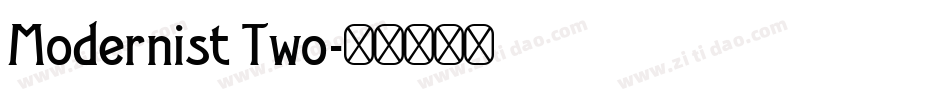 Modernist Two字体转换